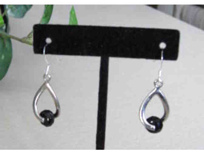 Onyx Necklace and Earrings