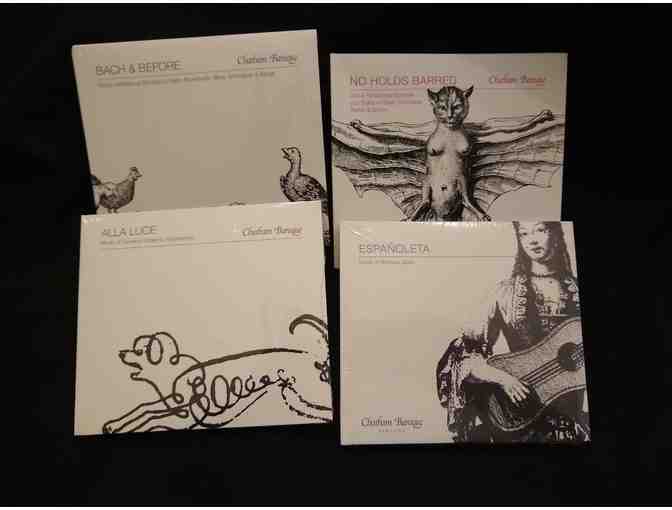 Chatham Baroque, Ltd - 2 Tickets to a Concert in April 2019 and 4 CDs