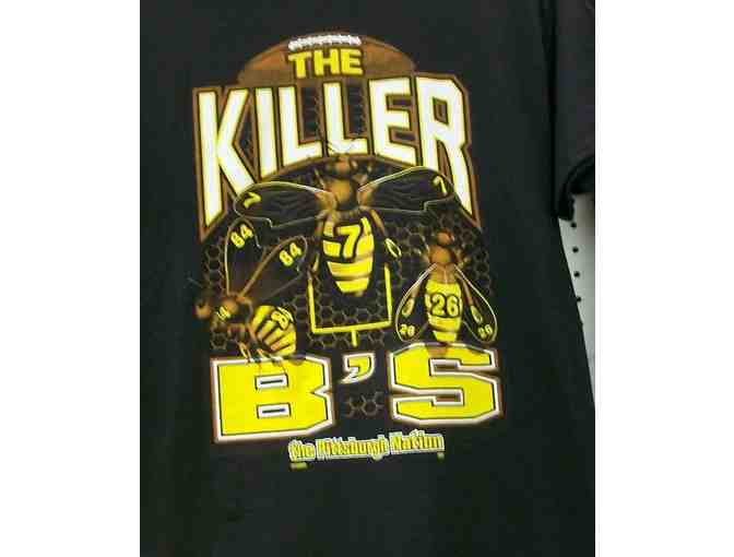 Steelers Style - Killer B's T-Shirt (L), Pittsburgh Cap and Steelers Throw