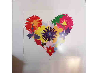 Scott Roller framed art print "Pop Heart"