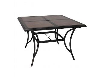 McNulty Square Patio Table with Four Matching Chairs from Lowe's Home Improvement