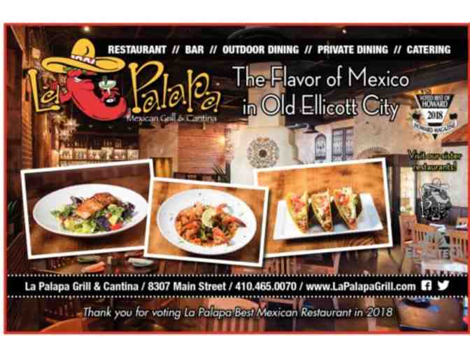 La Palapa Restaurant Gift Certificate: $25.00 - Photo 1
