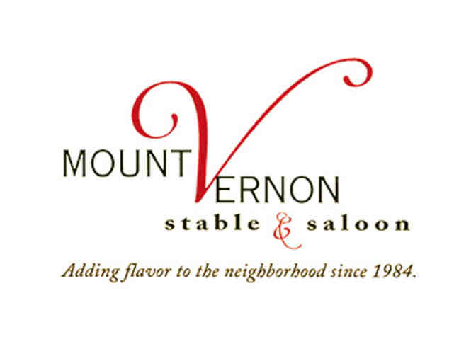 Mt. Vernon Stable & Saloon Gift Certificate: $30.00 - Photo 1