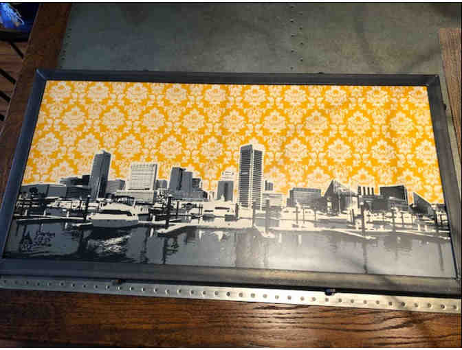PRICE DROP ALERT: Art Piece of the Baltimore Skyline by Charlie Barton, a local MD artist - Photo 1