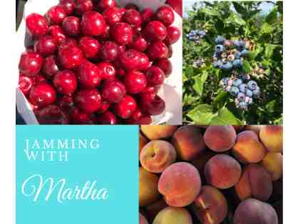 PRICE DROP ALERT: Jamming with Martha: Zoom Jam-Making Lesson for 10