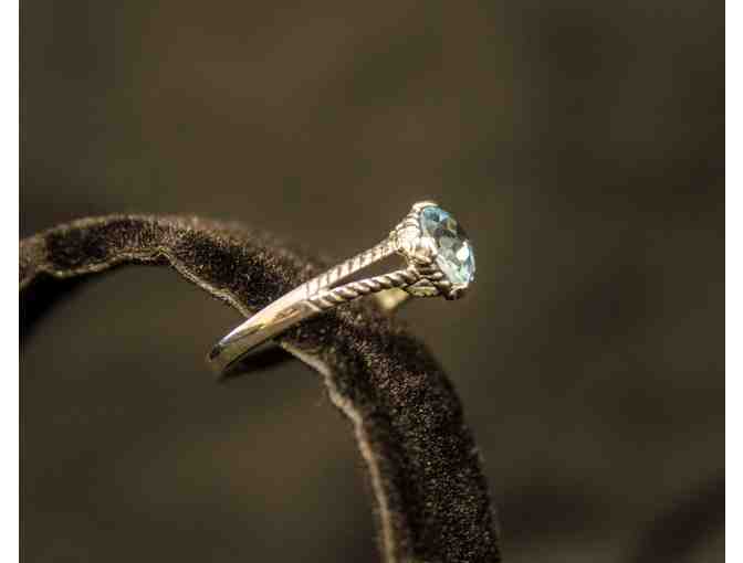 Pale Blue Topaz Ring