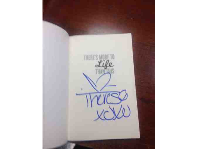 THERESA CAPUTO - AUTOGRAPHED BOOK 'THERE'S MORE TO LIFE THAN THIS' AND BAG OF SWAG