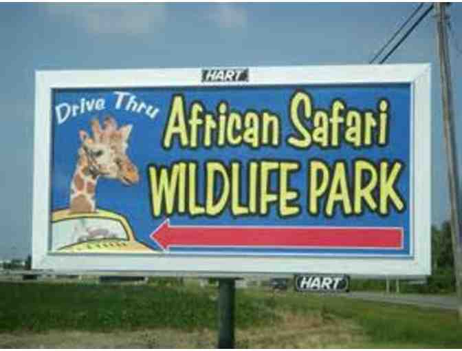 AFRICAN SAFARI WILDLIFE PARK - ONE (1) VIP CAR PASS FOR SIX PEOPLE