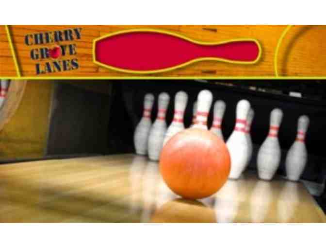 CHERRY GROVE LANES - EIGHT GAMES OF BOWLING