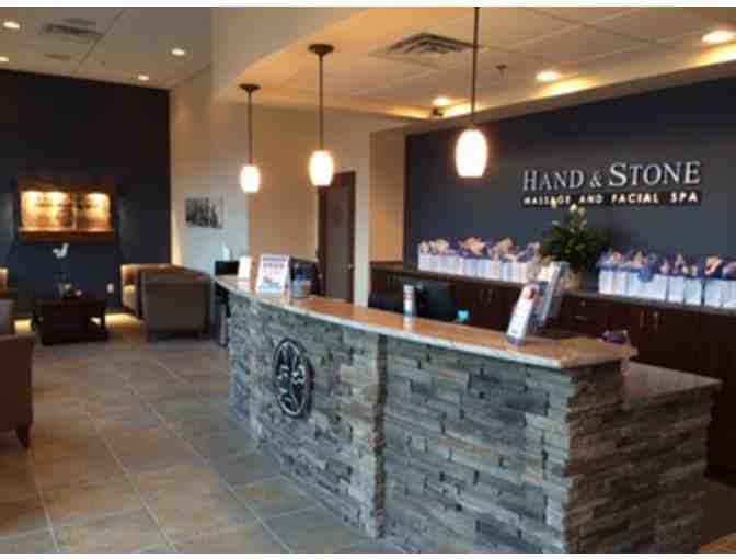 HAND & STONE MASSAGE AND FACIAL SPA - 50 MINUTE MASSAGE OR SIGNATURE FACIAL - MASON ONLY