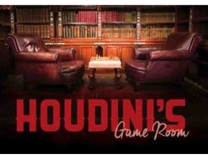 HOUDINI'S ROOM ESCAPE - TWO (2) ADMISSION TICKETS - Photo 2