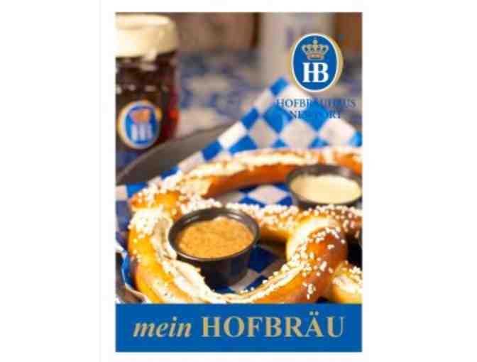 HOFBRAUHAUS NEWPORT - GIFT CARD FOR ONE (1) ENTREE