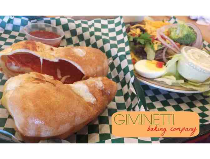 GIMINETTI BAKING COMPANY - $20 GIFT CERTIFICATE - EXPIRES DEC 31, 2019