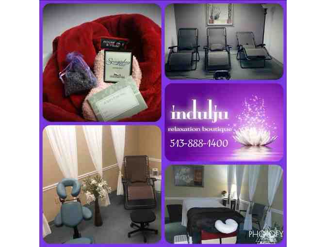 INDULJU RELAXATION BOUTIQUE - ONE HOUR RELAXATION MASSAGE AND FOOT SOAK