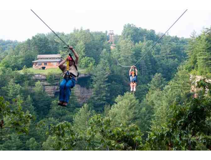 RED RIVER GORGE ZIPLINE CANOPY TOURS - GIFT CARD FOR ONE ZIPLINE CANOPY TOUR