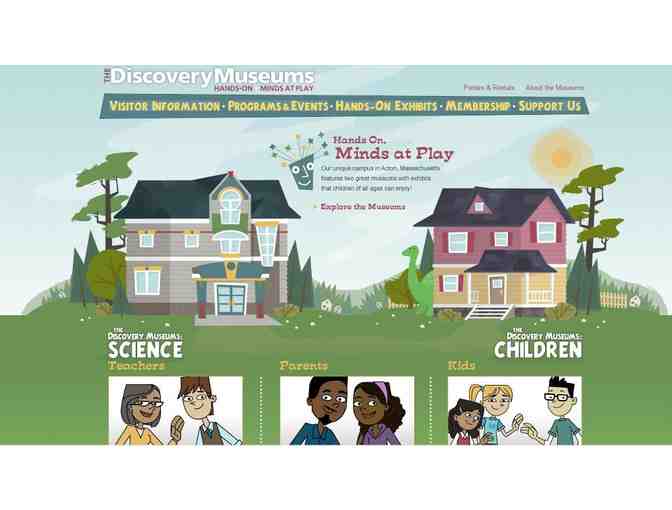 4 Pack of Passes to the Discovery Museums