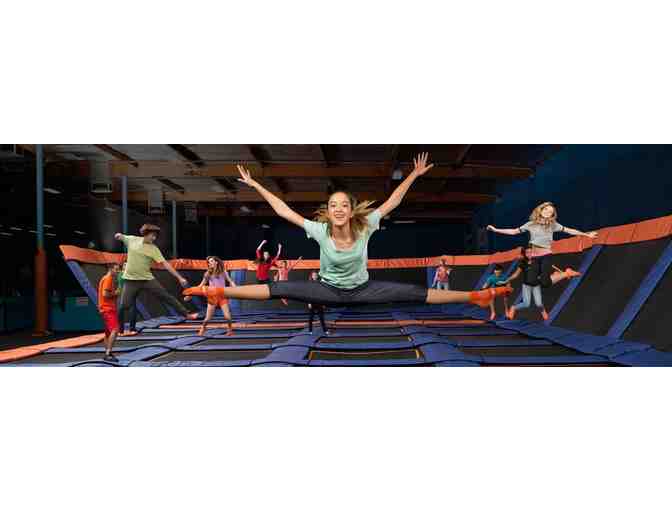60 Minute Group Reservation for Five Jumpers at Sky Zone Indoor Trampoline Park