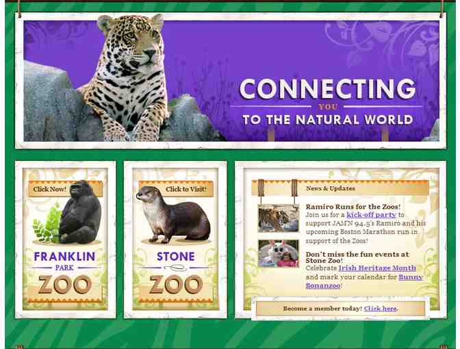 4 Tickets to either Franklin Park Zoo or Stone Zoo - Photo 3