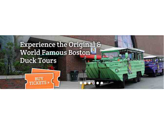 2 Tickets to Boston Duck Tours