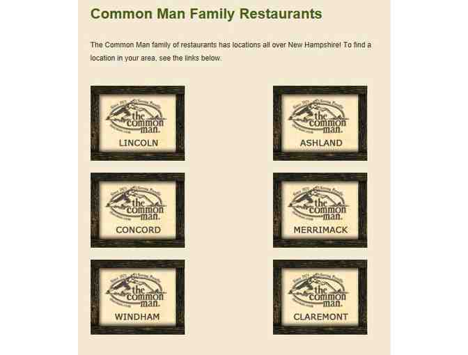 $25 The Common Man Gift Certificate - Photo 2