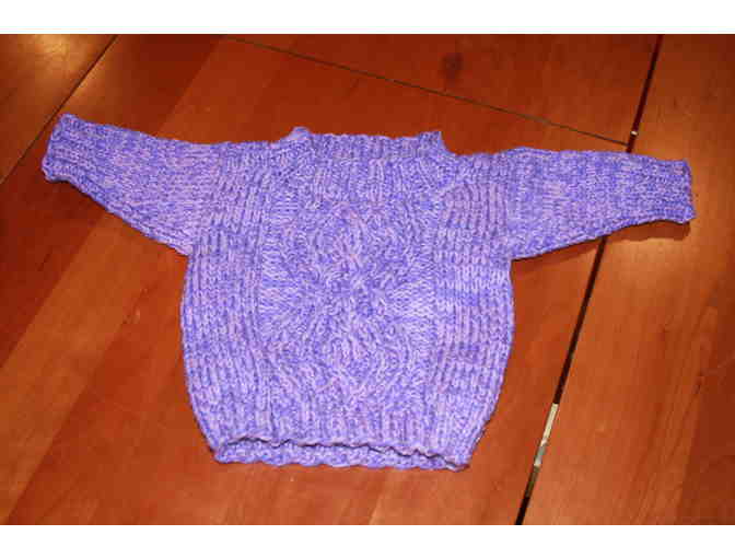 Hand Knit Baby Sweater