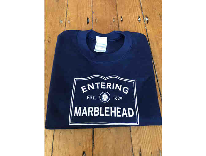 Marblehead Sweatshirt - Navy Blue (Size Child Medium)