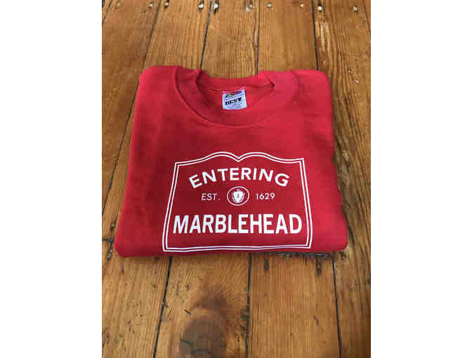 Marblehead Sweatshirt - Navy Blue (Size Child Medium)