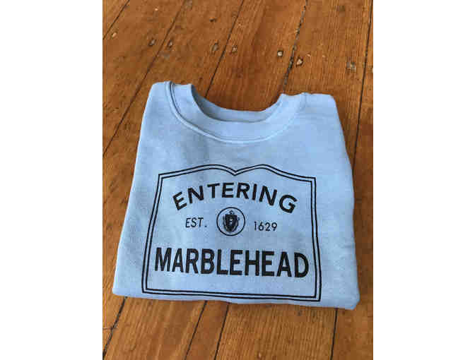 Marblehead Sweatshirt - Navy Blue (Size Child Medium)