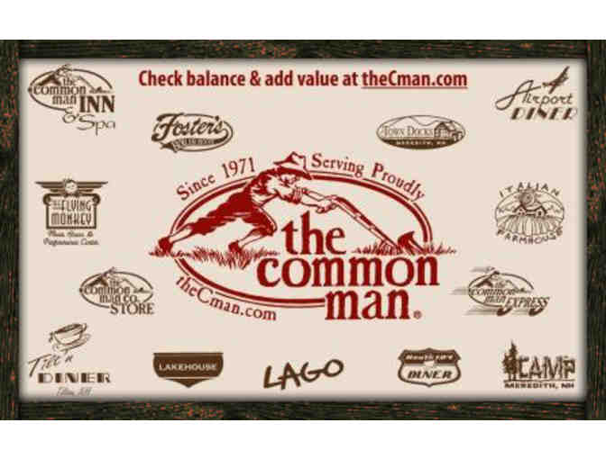 $25 The Common Man Gift Certificate - Photo 3