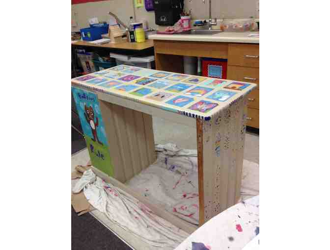 Club 8 - Hand Painted Desk
