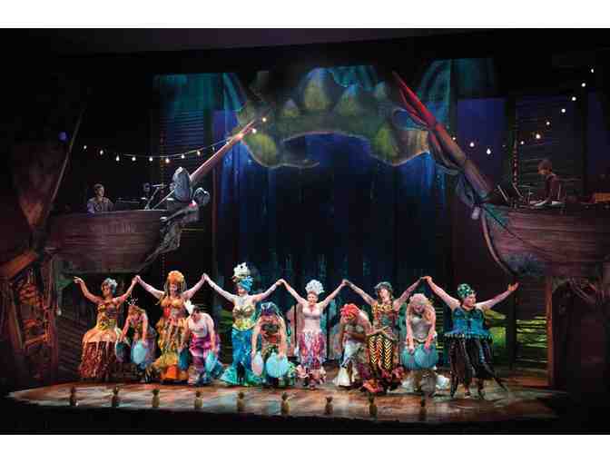 Neverland Island Backdrop and Mermaid Glitter from Peter and the Starcatcher