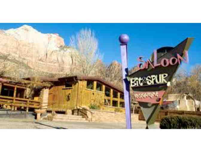 'Relax in Zion' 2 nights at 'Under the Eaves' and Dinner at 'Bit and Spur'