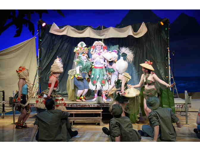 'South Pacific' - Sailor's Performance - Stage Parachute Curtain and Lights