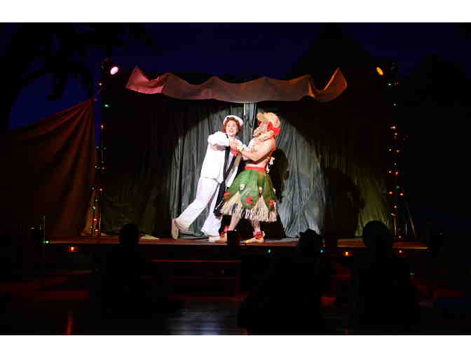 'South Pacific' - Sailor's Performance - Stage Parachute Curtain and Lights