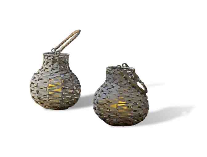 'South Pacific' - Wicker Lantern