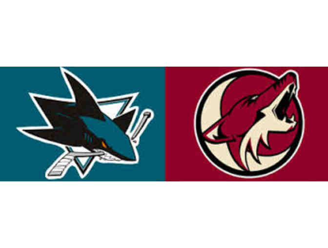 2 Tickets for SJ Sharks vs. Arizona Coyotes on April 3rd plus Sharks Hoodie & Signed Puck