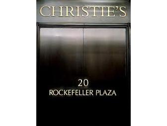 Behind-the-Scenes Tour and Tea at Christie's