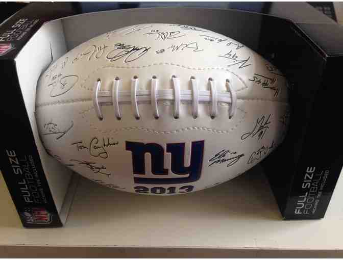 New York Giants Embossed Team Collector's Football!