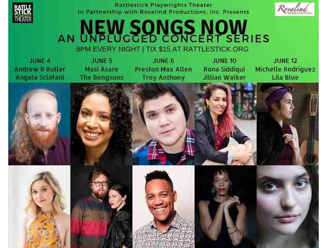 Two (2) Tickets to New Songs Now at Rattlestick Playwrights Theater