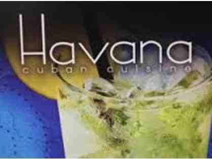 $50 Gift Card for Havana Cuban Cuisine in Walnut Creek, CA