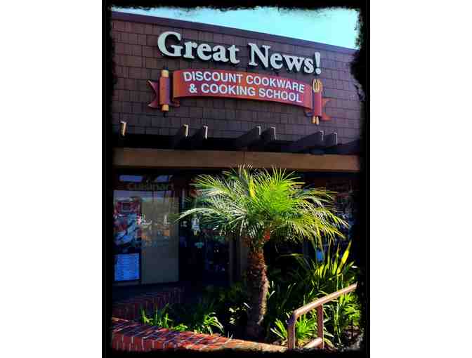 Cooking Class - Great News!