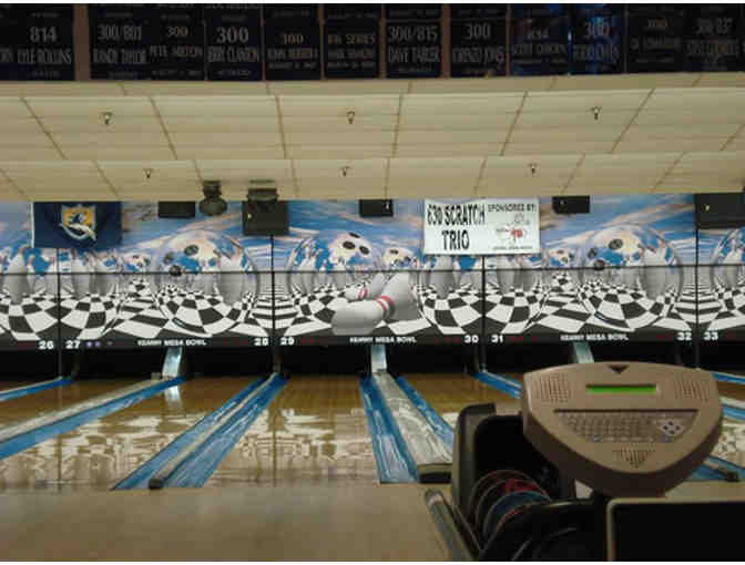 One and half (1.5) hours of bowling for up to six (6) people at Kearny Mesa Bowl