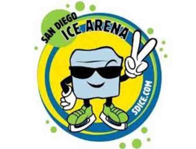 3 Public Session Passes with Skate Rental at San Diego Ice Arena - Photo 1