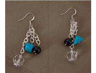 Turquoise and Onyx Jewelry Set