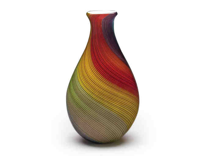 Rainbow Twist Vase