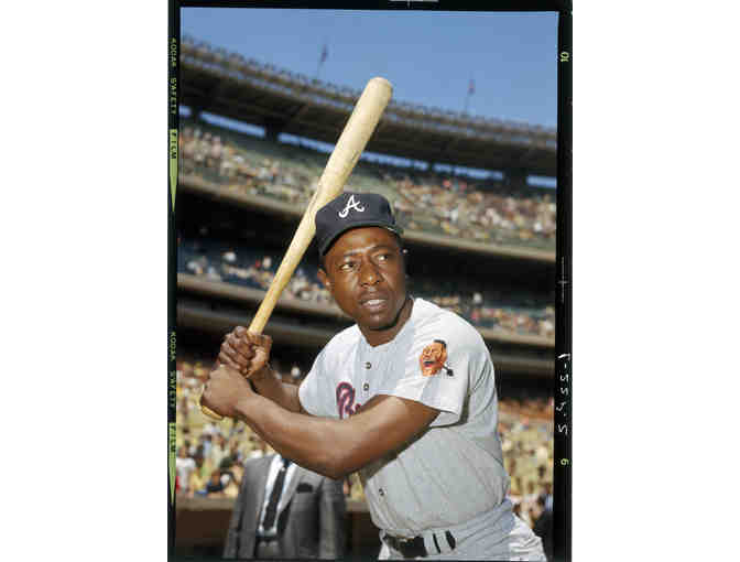 Hank Aaron Autographed Baseball