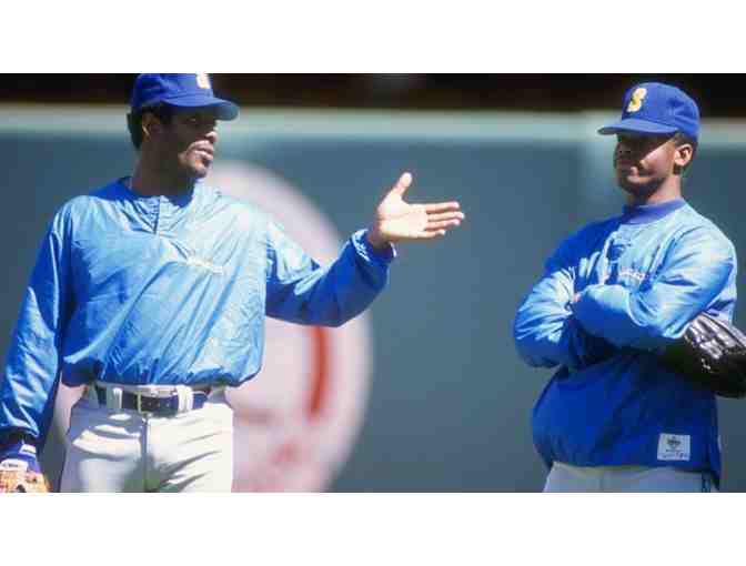 Ken Griffey Jr. & Sr. Autographed Baseball Bat