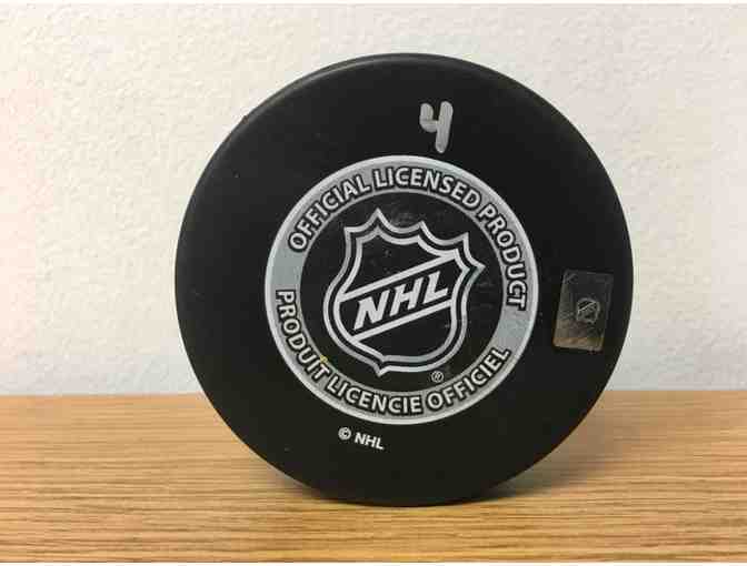 Puck Signed by Buffalo Sabres' Zach Bogosian