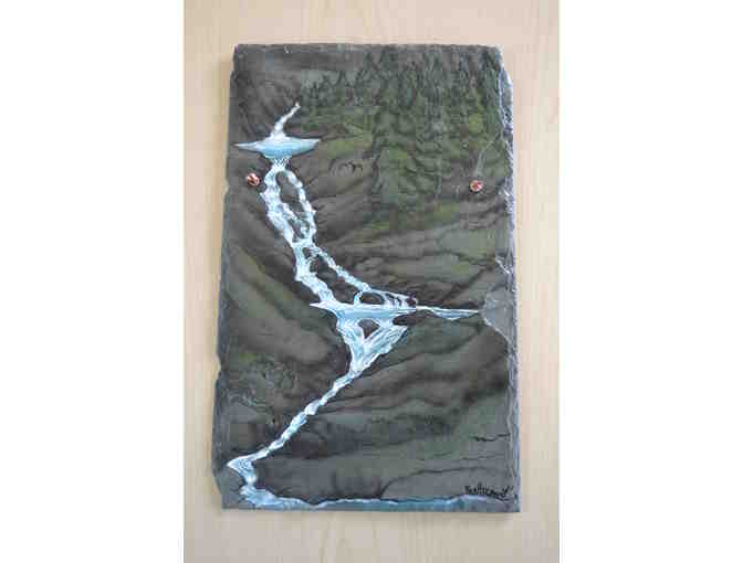 Waterfall Slate (1) by Local Artist Ron Hernandez