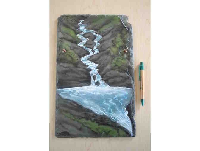 Waterfall Slate (3) by Local Artist Ron Hernandez